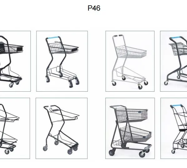 Heavy Duty Metal Wire Logistics Trolley With Handle 14 photo-5
