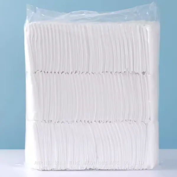 Tissue Poly Disposable Pillow Case Covers White Waterproof Pillow Case for Medical Hospital for Airline Use BOLI photo-3