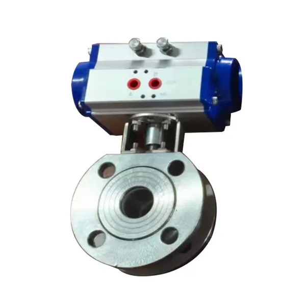 Pneumatic Valve Factory Direct Clamp Connection Thin Type Ball Valve With Pneumatic Actuator photo-4