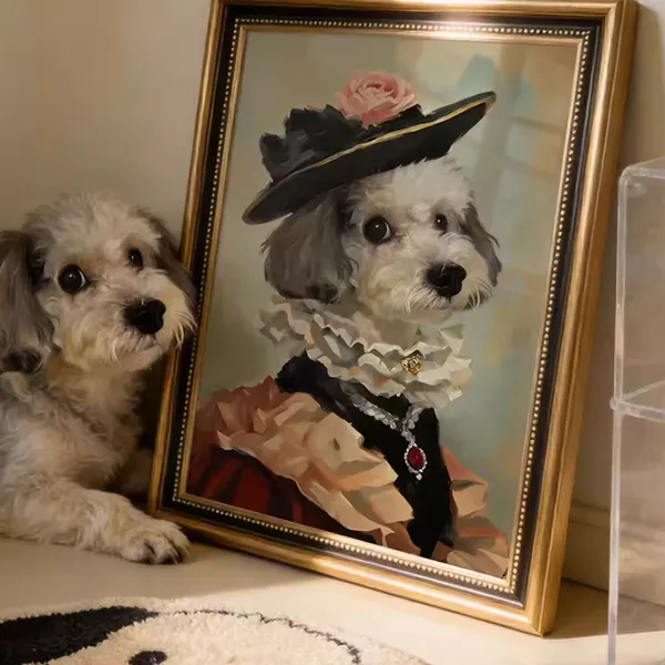 Pet-Themed Wall Art Painting - Scratch-Resistant Surface Treatment photo-3