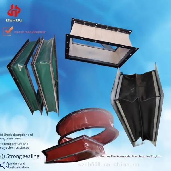 High-temperature-resistant Flexible Telescopic Air Duct Connection, Flexible Canvas Connection for Fans, and Fireproof Flexible Ventilation Connection Made of Silicone Cloth photo-3