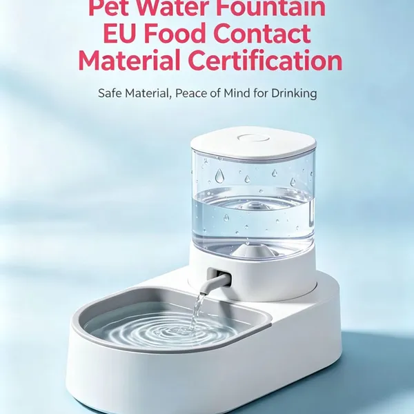 Водонапорник для домашних животных с сертификатом EU Food Contact Material (FCM)