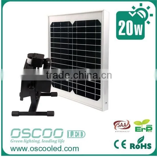 20W Portable Motion Sensor Rechargeable Led Solar Flood Light photo-3