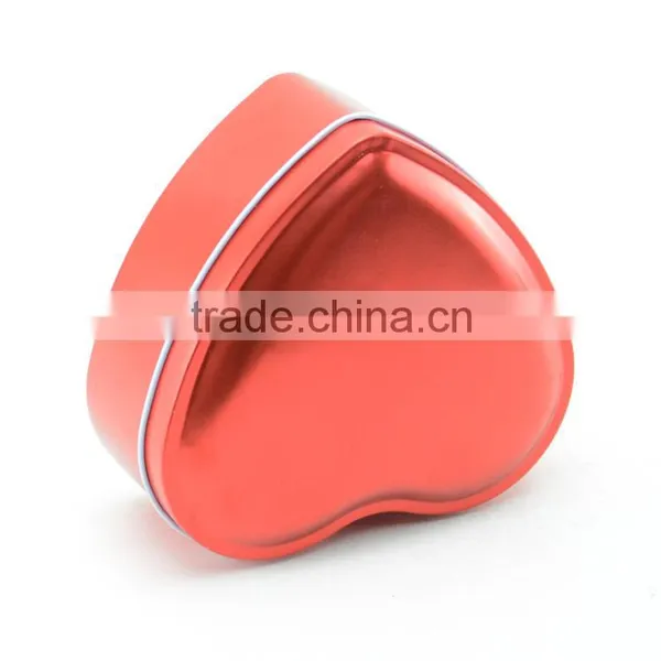 Hot Sale Wedding Gift Candy Heart-shaped Tin Box/metal Can photo-3