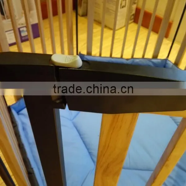 Wooden and Metal Baby Folding Playpen photo-5