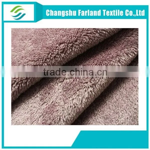 100 Polyester Soft Sherpa Blanket Fabric photo-3