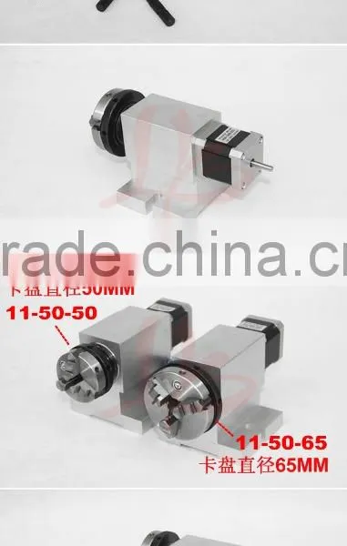 Harmonic Drive Reducer 3 Jaw 50mm Chuck CNC Dividing Head photo-3