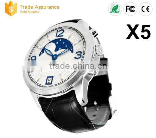 X5 Touch Screen Mobile Phone Watch Android Wifi Mt2601 Smart Watch photo-6