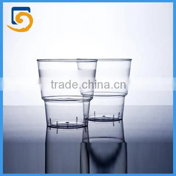 Disposable PS Plastic Cups & Saucers Drinkware Type Plalstic Communion Cups Clear Cup photo-4