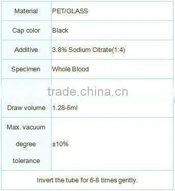 Disposable Vacuum Blood Collection Tube - ESR Tube photo-3