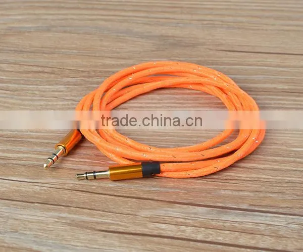High End Gold Plated Aux Cable 3.5mm Male to Male Audio Cable Extension Cable photo-2