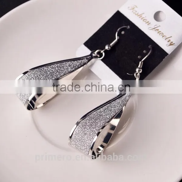 Fashion Punk Girl Dangle Earrings Valentine's Day Gift Silver Gold Black 3 Colors photo-2