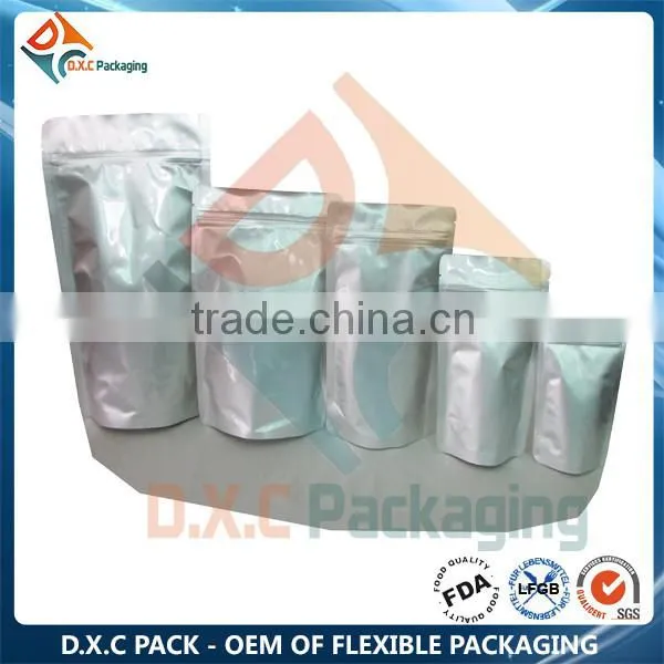 Resealable Zipper Aluminum Foil Food Supplement Poly Bag photo-3