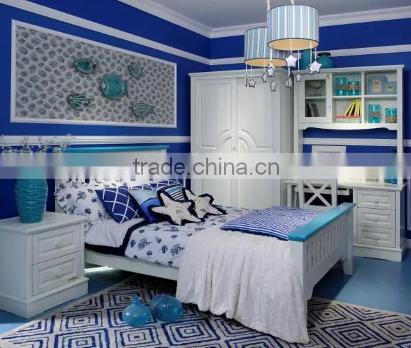 European New Design Modern Style Wood Bunk Bed For Sale photo-2