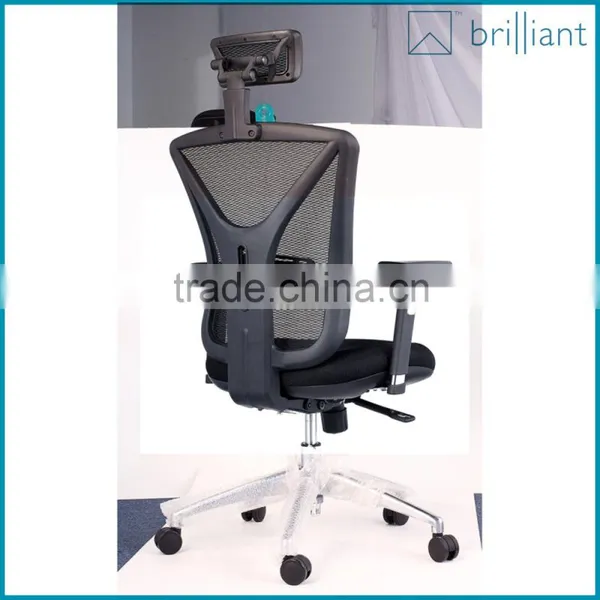 892A High Back Ergonomic Executive Chair With Headrest in Mesh Quality Choice photo-3