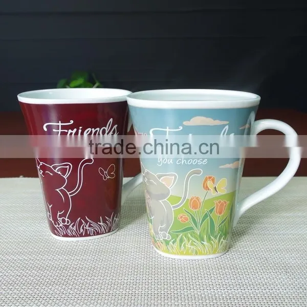 Creative Piano Keyboard Ceramic Music Mug Hand Painting Mug