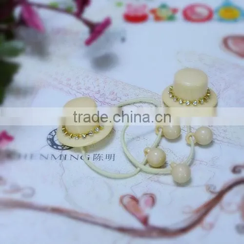 2014 New Design Fashionable Colorful Hat Bead Hair Decoration