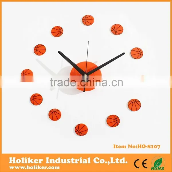 Basketball Promotional Acrylic DIY Clock