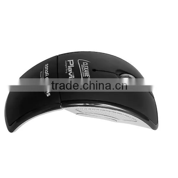 Hot-selling Arc Foldable Gift Wireless Mouse With USB Mini Receiver for PC/Laptop photo-5