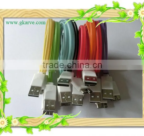 Nice-looking Note3 Usb Led Luminous Cable With Fashion Style for Mobile Phone