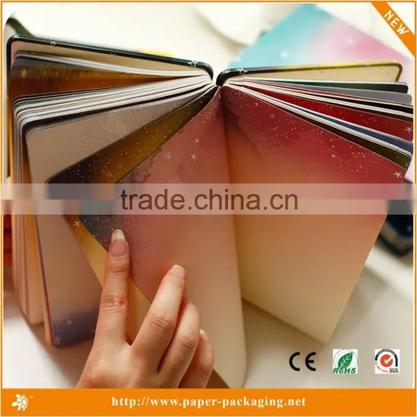 China Starry Sky Printed on Diary Hardcover Plain Notebook photo-5