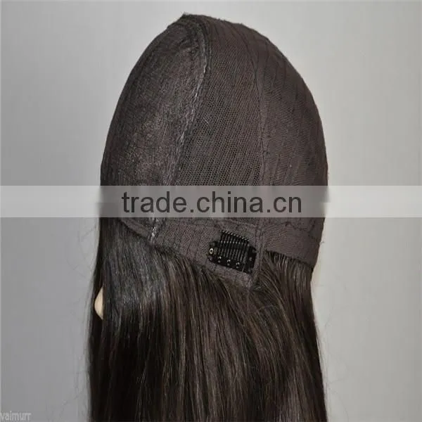 Customized Silk Top European Virgin Human Hair Made Jewish Wig photo-4