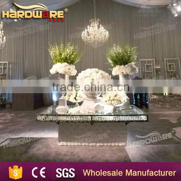 Crystal Chandelier Square Tables,glass Crystal Table, Crystal Wedding Table Quality Choice