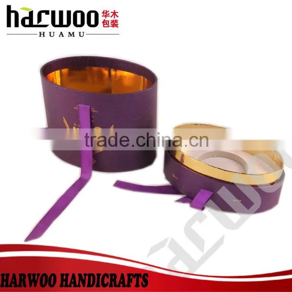Hot-stamping Perfume Box in Purple Color for 1 Bottle photo-2