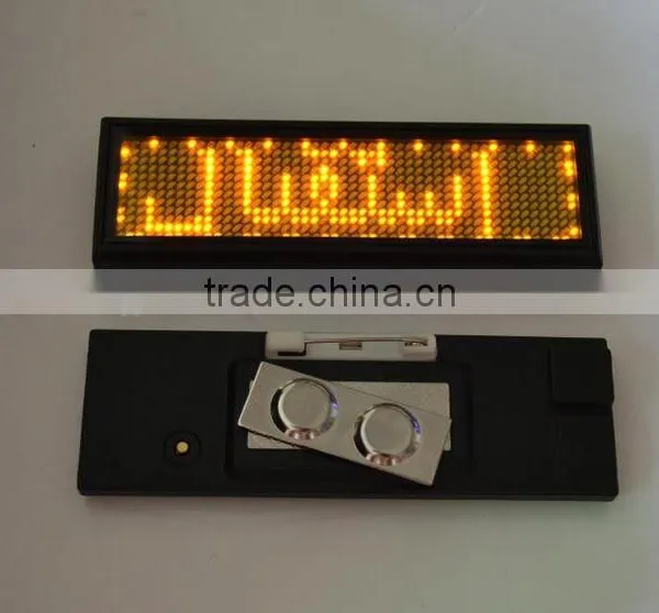 Multilingual Programable LED Name Tag and Scrolling Led Name Badge photo-2