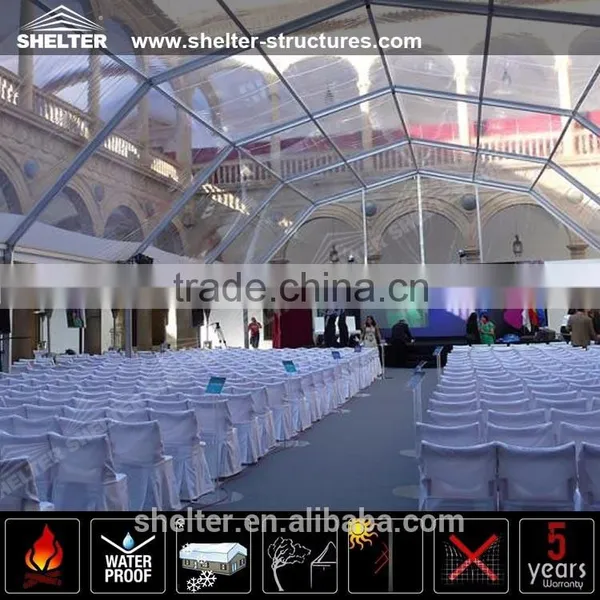 Customized-made Transparent PVC Polygon Tent for Wedding Church photo-2