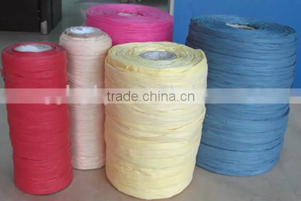 Natural Paper Raffia Ribbon for Gift Decoration Bow Paper Raffia Ribbon Bows photo-3