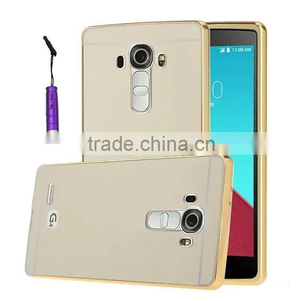 Hot Selling Metal Aluminum Mirror Bumper Mobile Phone Case Cover For LG G4 photo-4