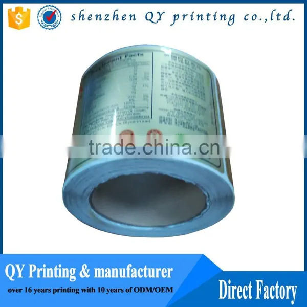 Roll Printed Vinyl Strong Adhesive Label, Waterproof Permanent Adhesive Shelf Label photo-6