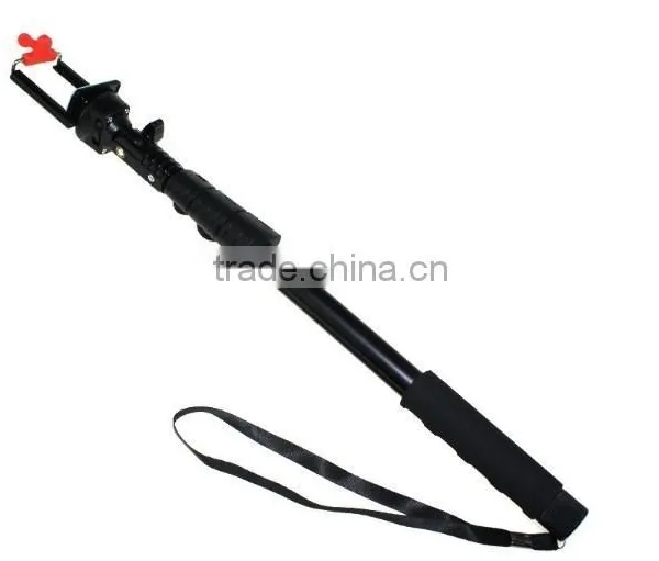 New Style Handheld Mobile Phone Tripod Monopod Aluminum Adjustable 42-123CM Telescopic Camera Extendable Holder With Clip Mount photo-3