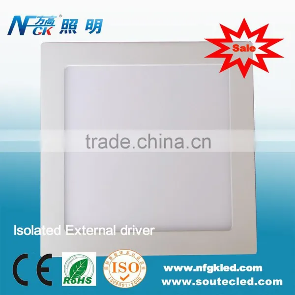 Isolated External Driver Surface Led Panel Light Wholesale Led Panel Light Factory Surface Mounted Flat Panel Light