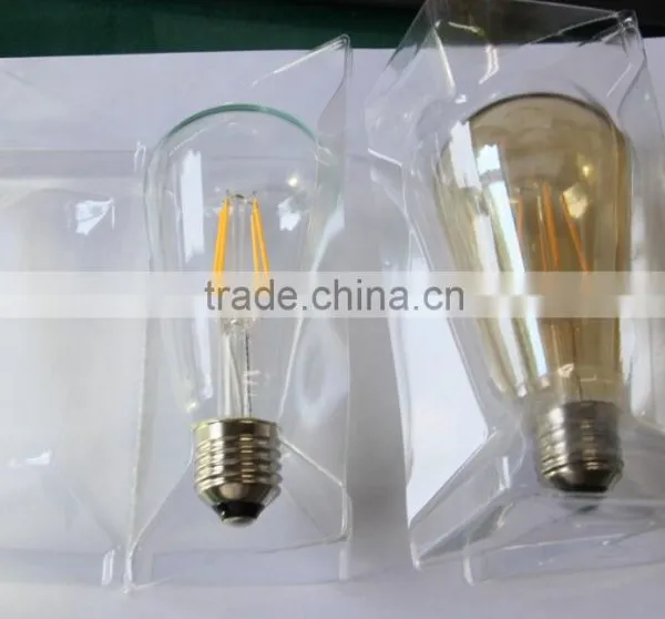 ERP TUV UL CE Standard 360 Degree 4W ST64 Led Filament Bulb 2200K Smoke Color photo-4
