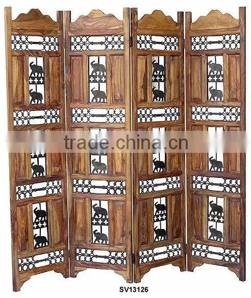 Screen,wooden Furniture,room Divider,partition,home Decor,home Furniture,indian Handicraft,solid Wood Furniture,mango Wood