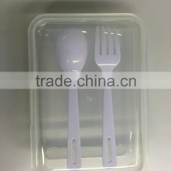 PP Lunch Box With Spoon and Fork photo-2