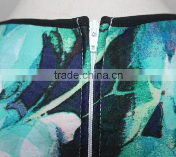 2015 New Design Digital Printing Customized Dress, Fashion Women's Skirt photo-3