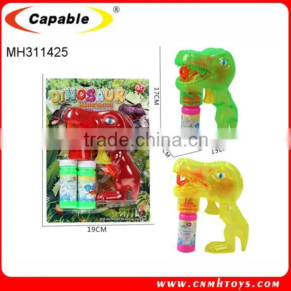 Children Happy Toy Wholesale Bubble Gun With Light photo-5