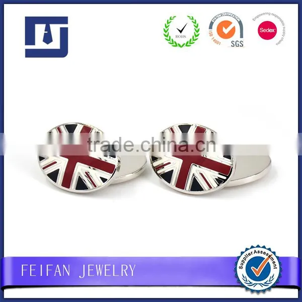 Different High Quality Countries' Flag Cufflinks Factory Manufacture Fashion Jewelry for Men photo-2