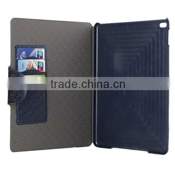 2014 New Products Fashion pu Leather Wallet Case Cover for Apple Ipad 6 D0141 photo-3