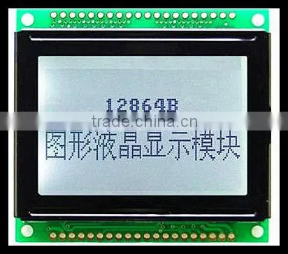 monochrome positive FSTN 12864 lcd module