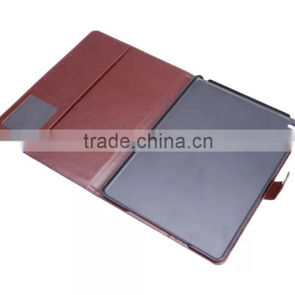 Fashion Luxury Grid Soft Leather Case For IPad Air 2 photo-5