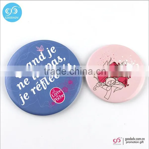 Guangzhou Cheap Wholesale Gift Pocket Mirror Custom Made Tin Makeup Mirror Quality Choice photo-4
