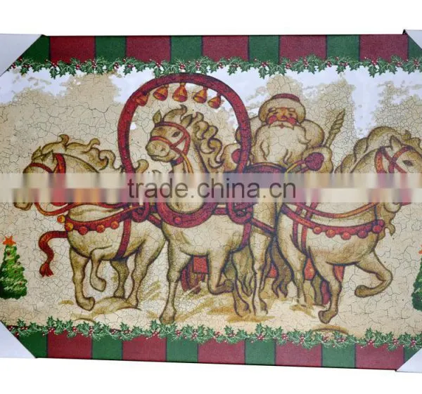 Santa Claus Christmas LED Canvas Art photo-4