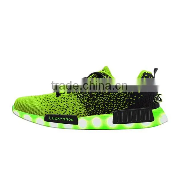 High Quality Luminous Rubber Sole LED Running Shoe photo-4