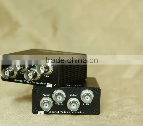 4-CH Passive UTP Video Balun Transmitter and Receiver
