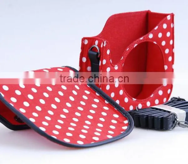 Red Dot Pattern Camera Bag for Fuji Mini 8 photo-3