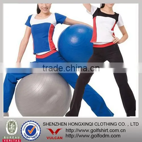 Slim Fit Cool Dry Ladies Fitness Wear Sporting Wear